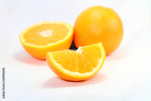 orange on white background