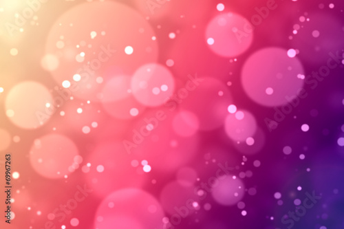 Bokeh in colorful tones background