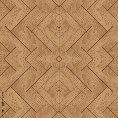 Wooden parquet floor with natural pattern