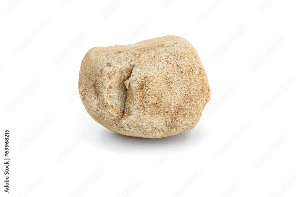 Obraz premium stone on white background