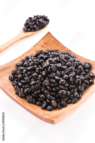 Coffee beans isolated on white background © siraphol