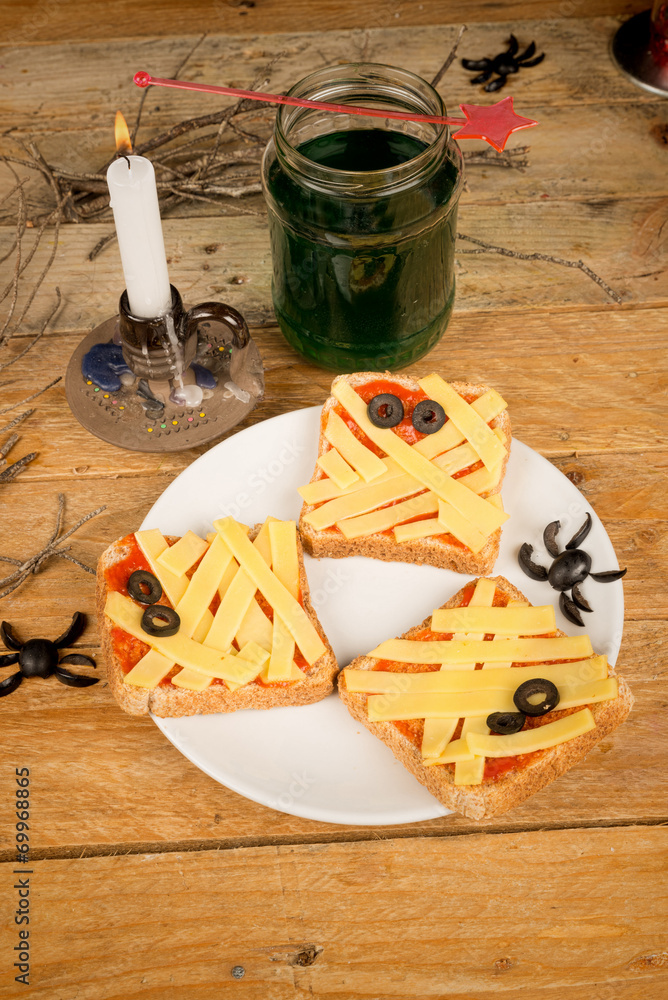 Halloween toasties - obrazy, fototapety, plakaty 