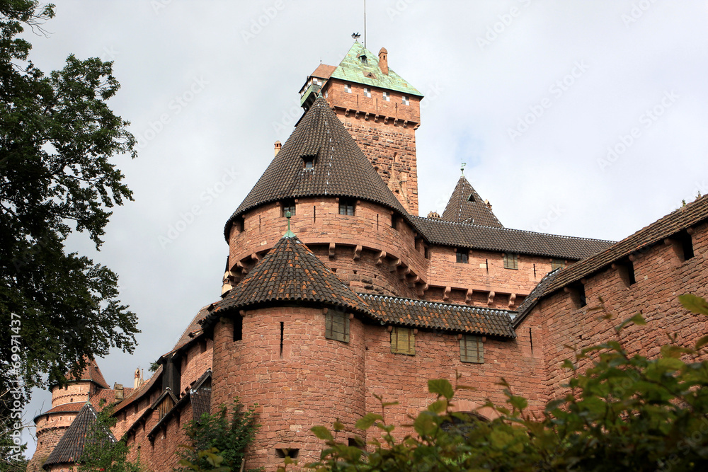Chateau du Haut-Koenigsbourg, Alsace, France Chateau du Haut-Koenigsbourg, Alsace, France