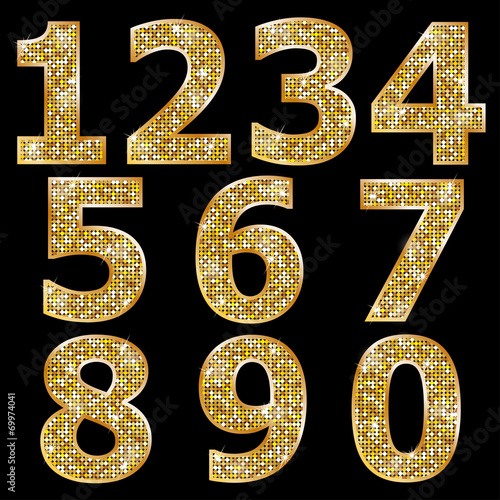 Golden metallic shiny numbers
