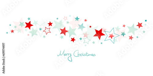 Christmas Stars Red/Retro
