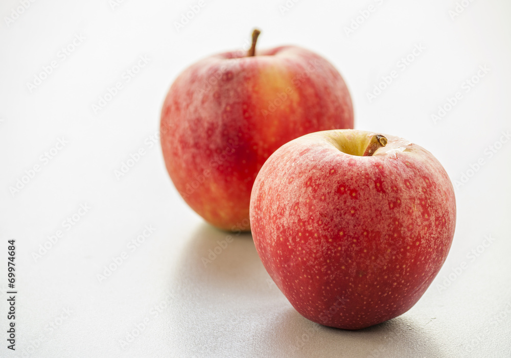 Red apple isolated on white background Red apple isolated on white background