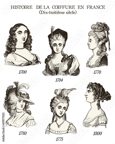 Histoire de la coiffure en France (18ème siècle)