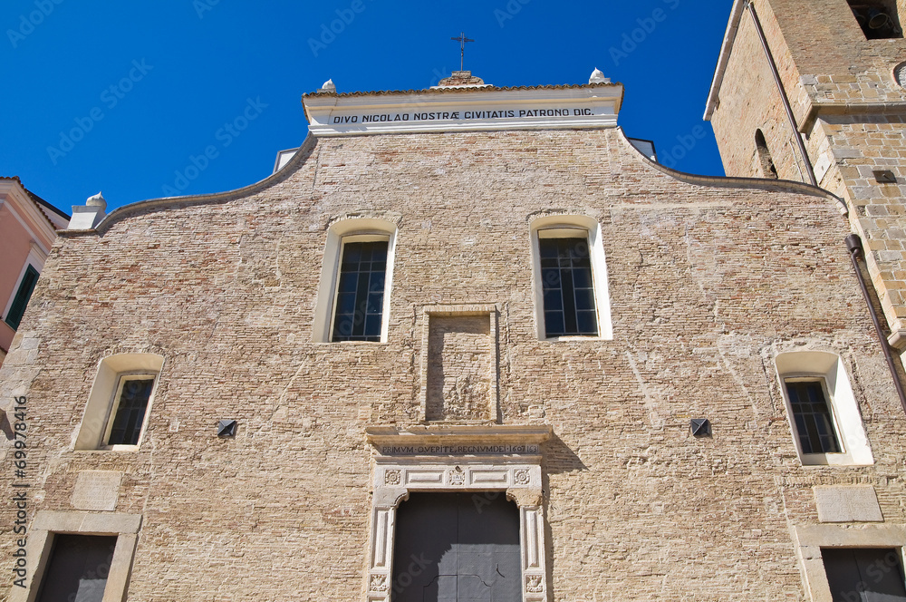 Mother Church of Torremaggiore. Puglia. Italy.