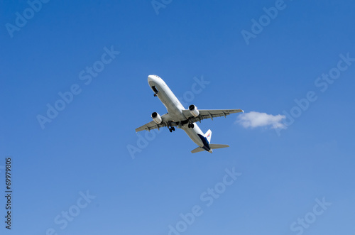 Air Moldova plane flying