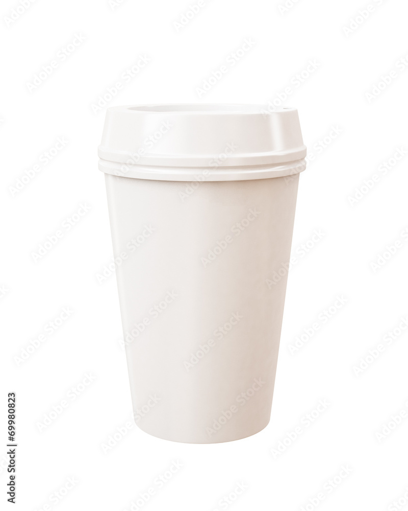 takeaway cup of coffee isolated on white background takeaway cup of coffee isolated on white background