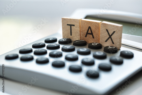 Calculating tax photo