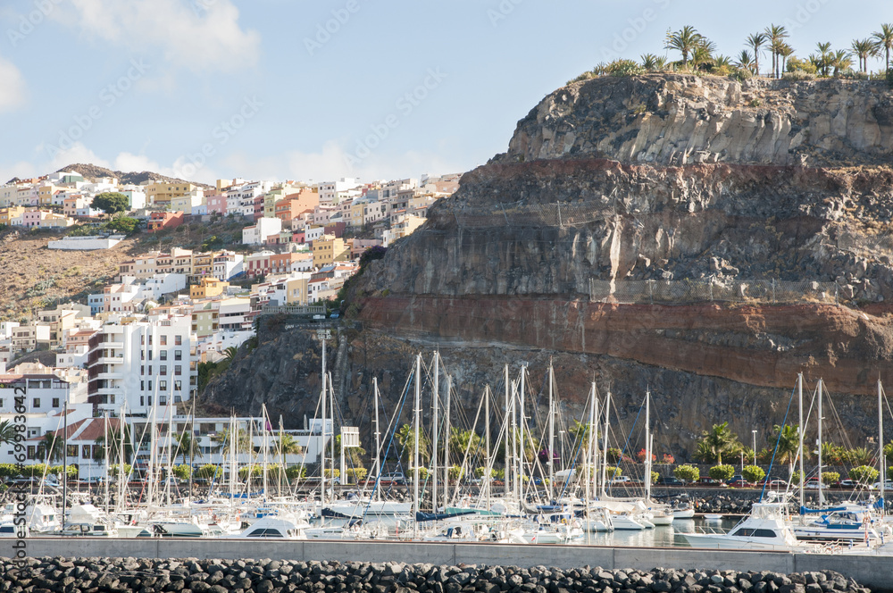Obraz premium port Gomera