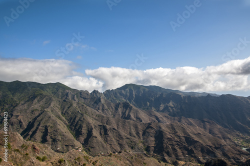 mountains of the island Gomera