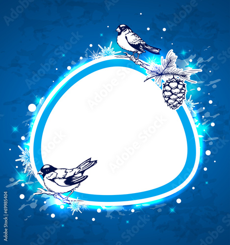 Blue Christmas  background