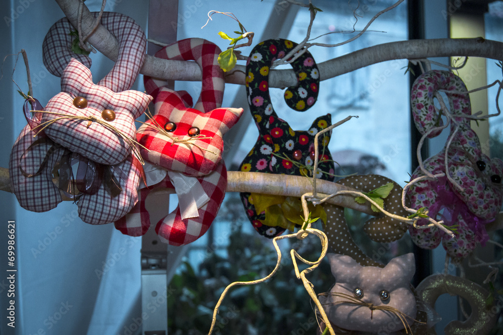 Fototapeta premium Handmade stuffed animals