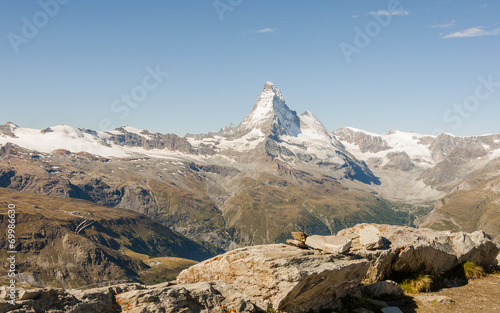 Zermatt, Bergdorf, Bergpanorama, Alpen, Sommer, Schweiz