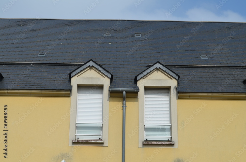 Deux fenêtres en fagade