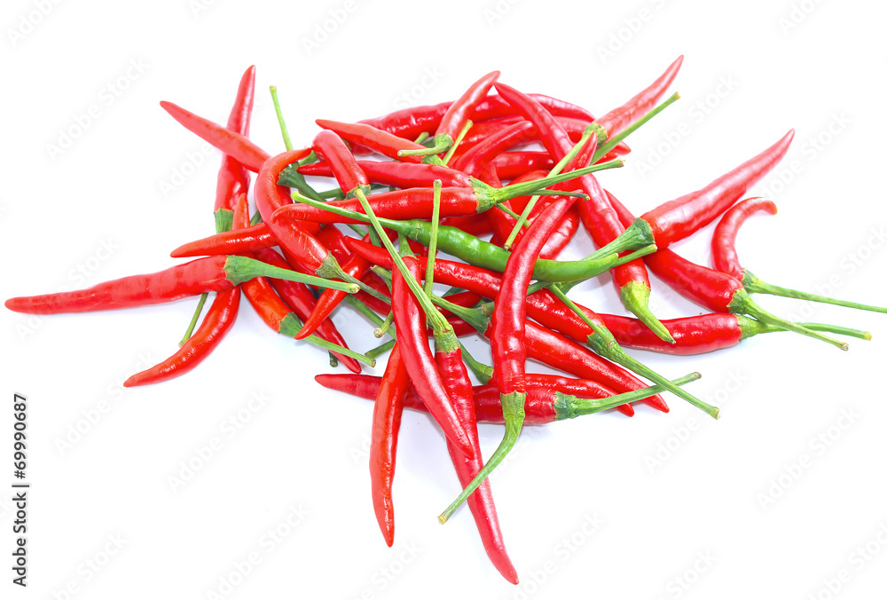 chili pepper isolated on a white background chili pepper isolated on a white background