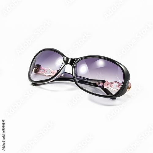 fashion sunglasses on white