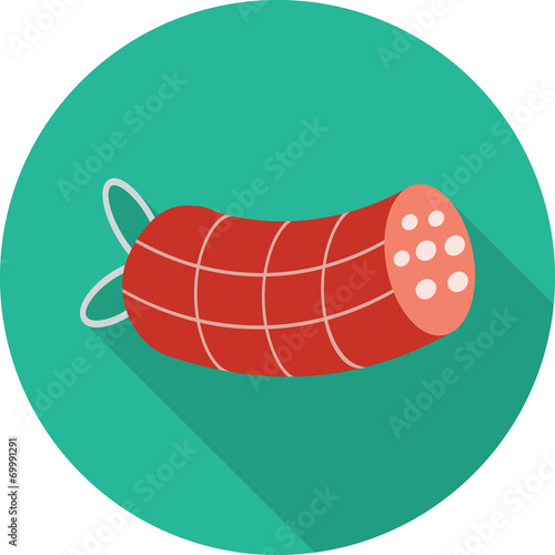 Vector salami icon