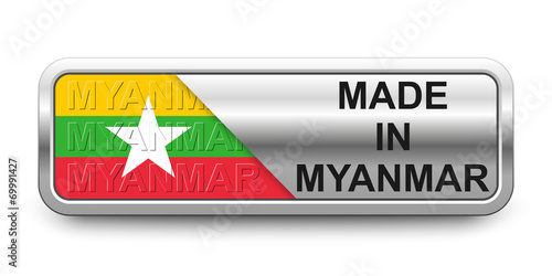 Made in Myanmar Button