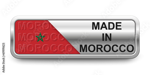 Made in Morocco Button