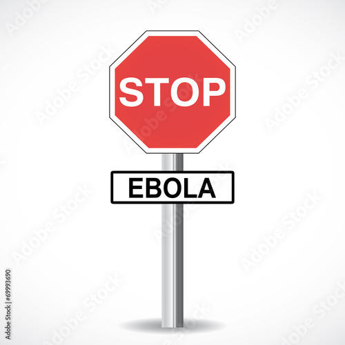 panneau : stop ebola