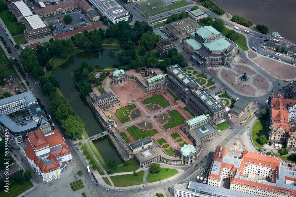 Naklejka premium Dresdener Zwinger, Sachsen, Deutschland