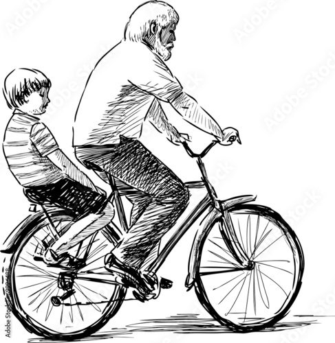 grandfather and grandson