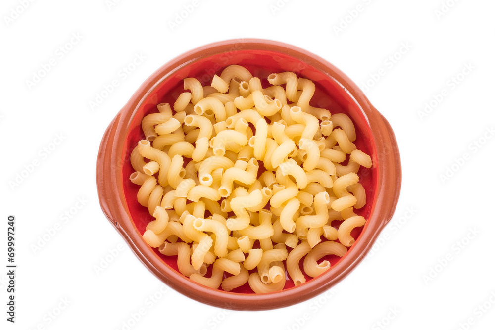 Ceramic bowl with pasta Ceramic bowl with pasta