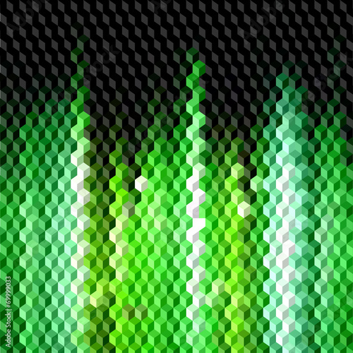 Abstract vector 3D cubes geometric background