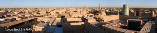 Evening view of Khiva photo