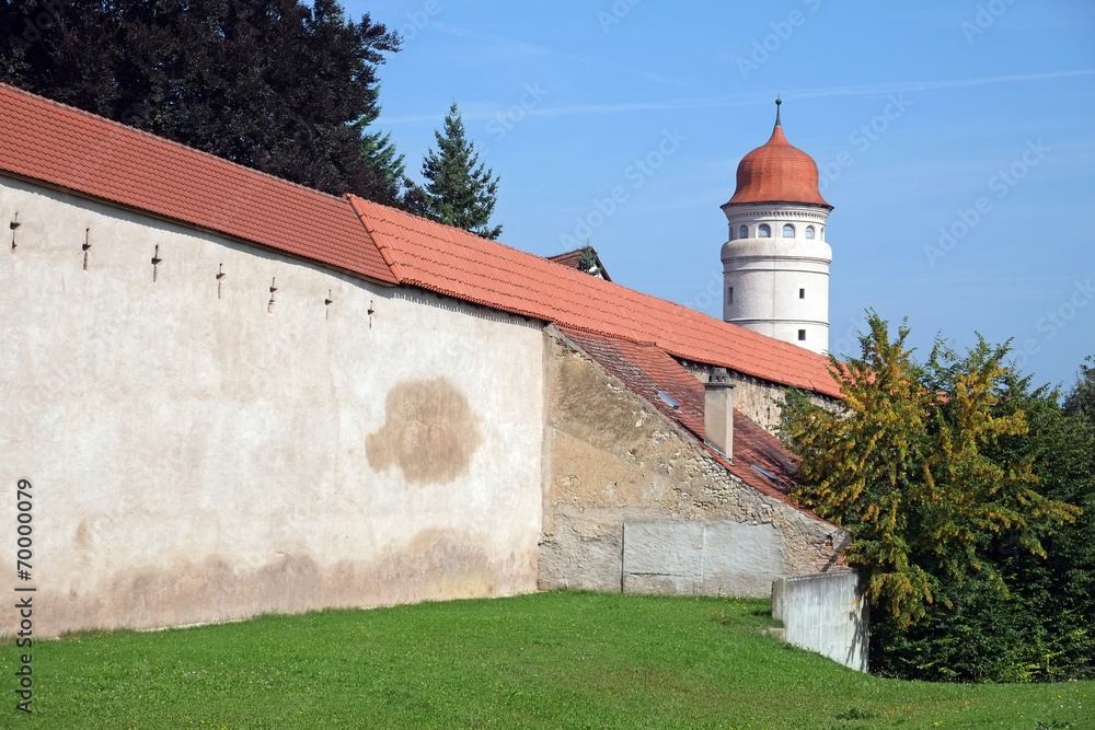 Stadtmauer in Nördlingen Stadtmauer in Nördlingen