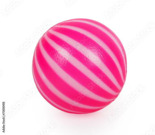 Pink toy ball