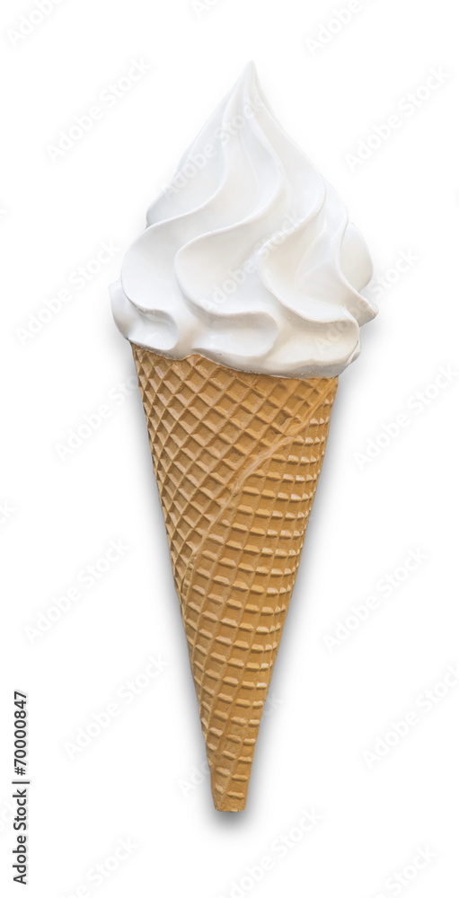 Close-up of a plastic ice-cream Close-up of a plastic ice-cream