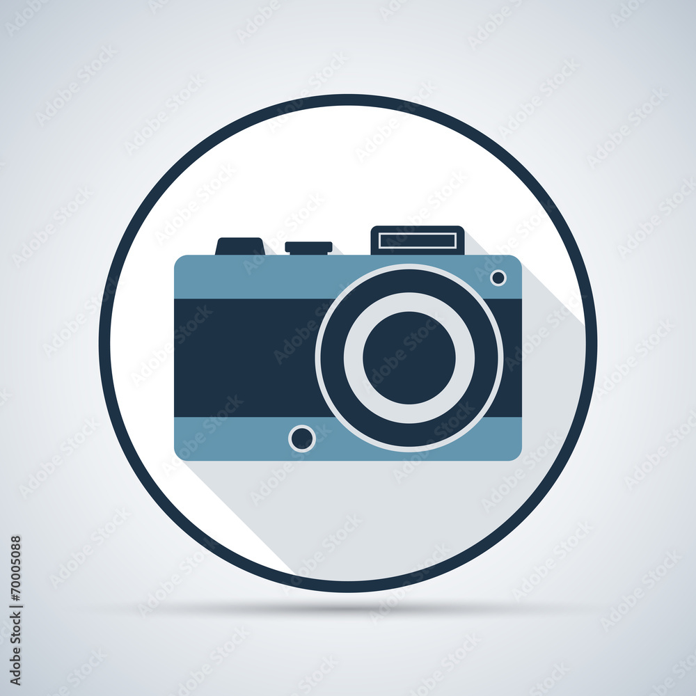 Photo camera vector icon Photo camera vector icon
