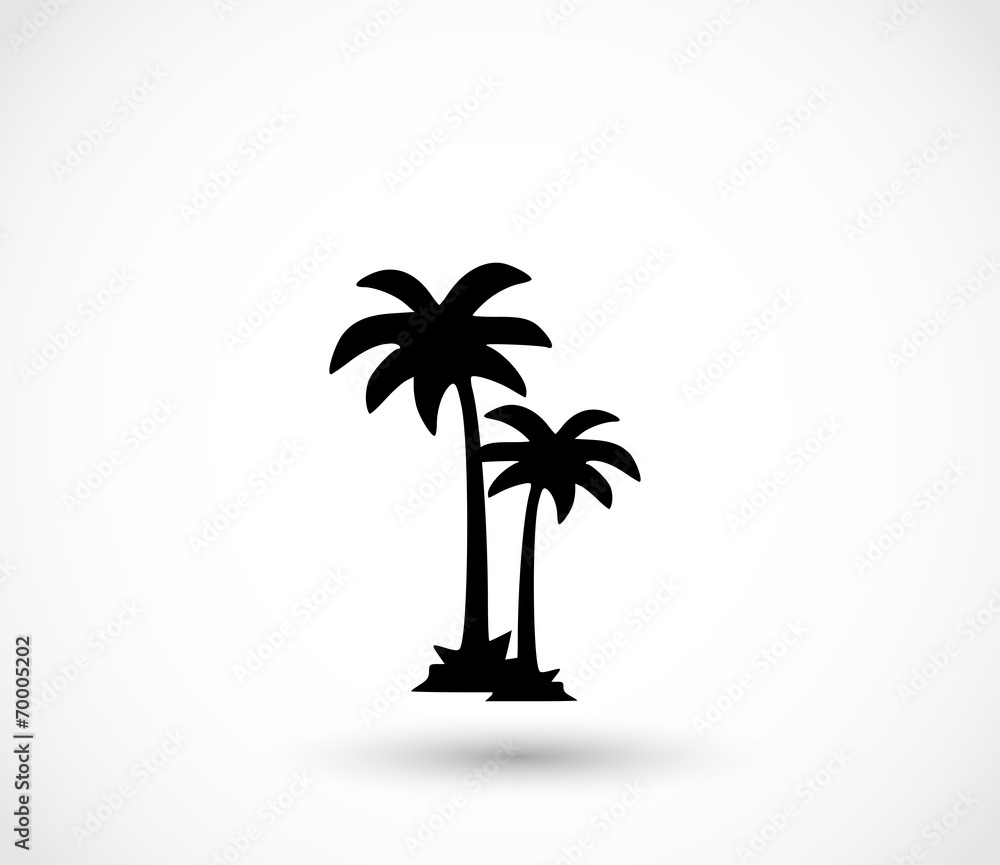 Palm icon vector