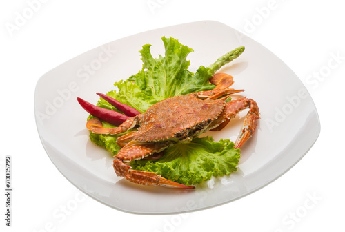 Boiled crab