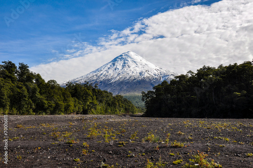 Osorno Volcano viewed from Lago Todos Los Santos, Chile © brizardh