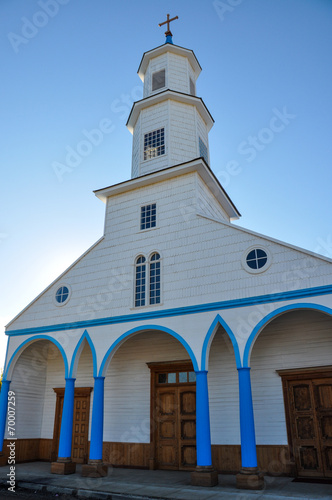 Gorgeous Colored and Wooden Churches, Chiloé Island, Chile