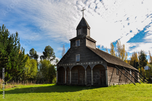 Gorgeous Colored and Wooden Churches, Chiloé Island, Chile