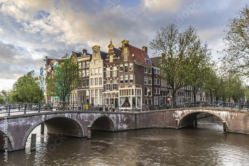Keizersgracht canal in Amsterdam, Netherlands.