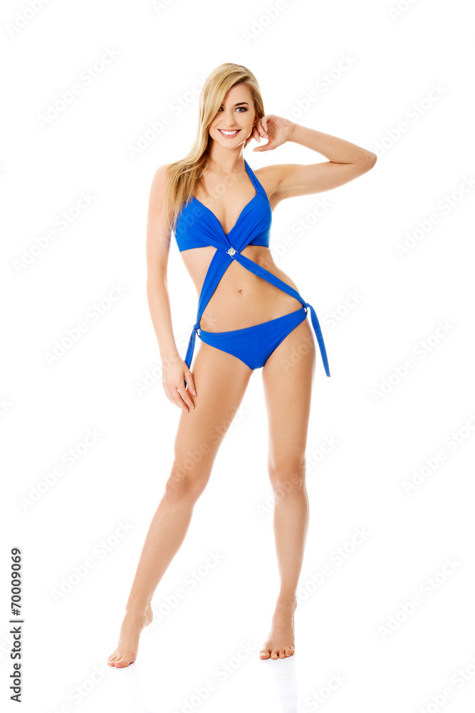 Attractive and beautiful girl in a swimsuit Attractive and beautiful girl in a swimsuit