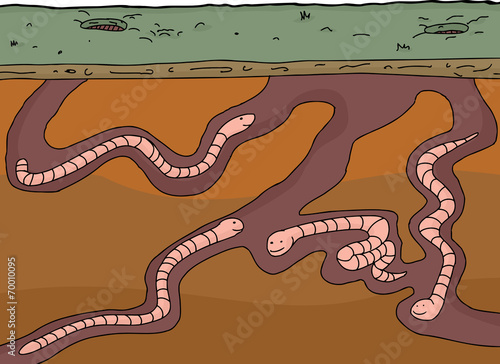 Happy Worms Underground