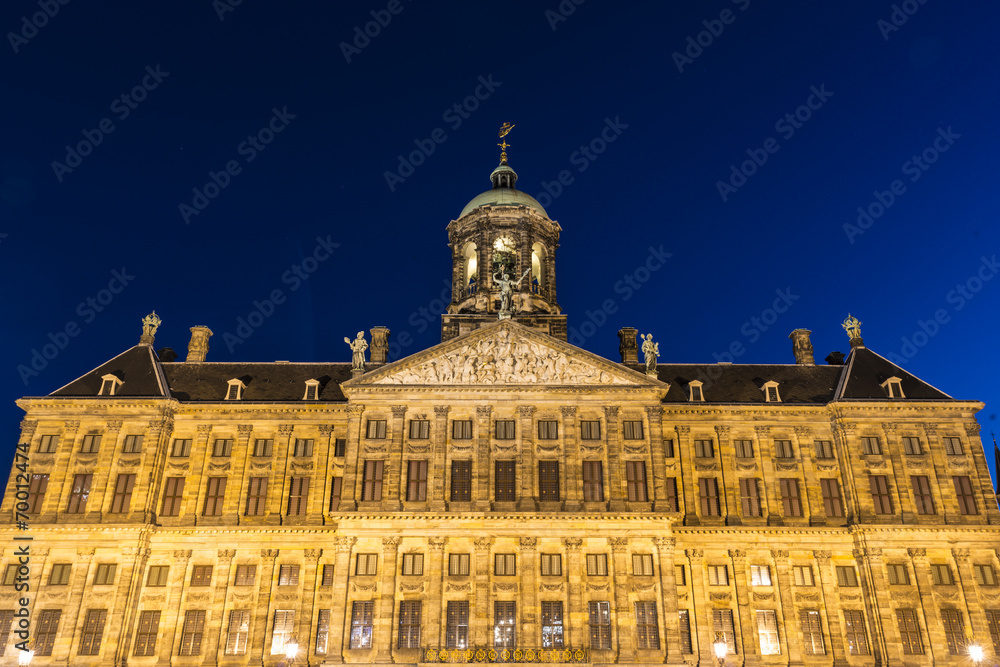 Royal Palace in Amsterdam, Netherlands