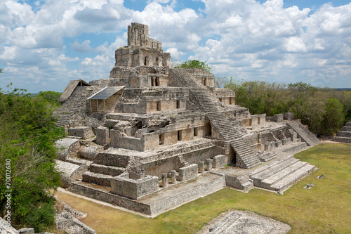 Main temple at Edzna, Campeche #70012680