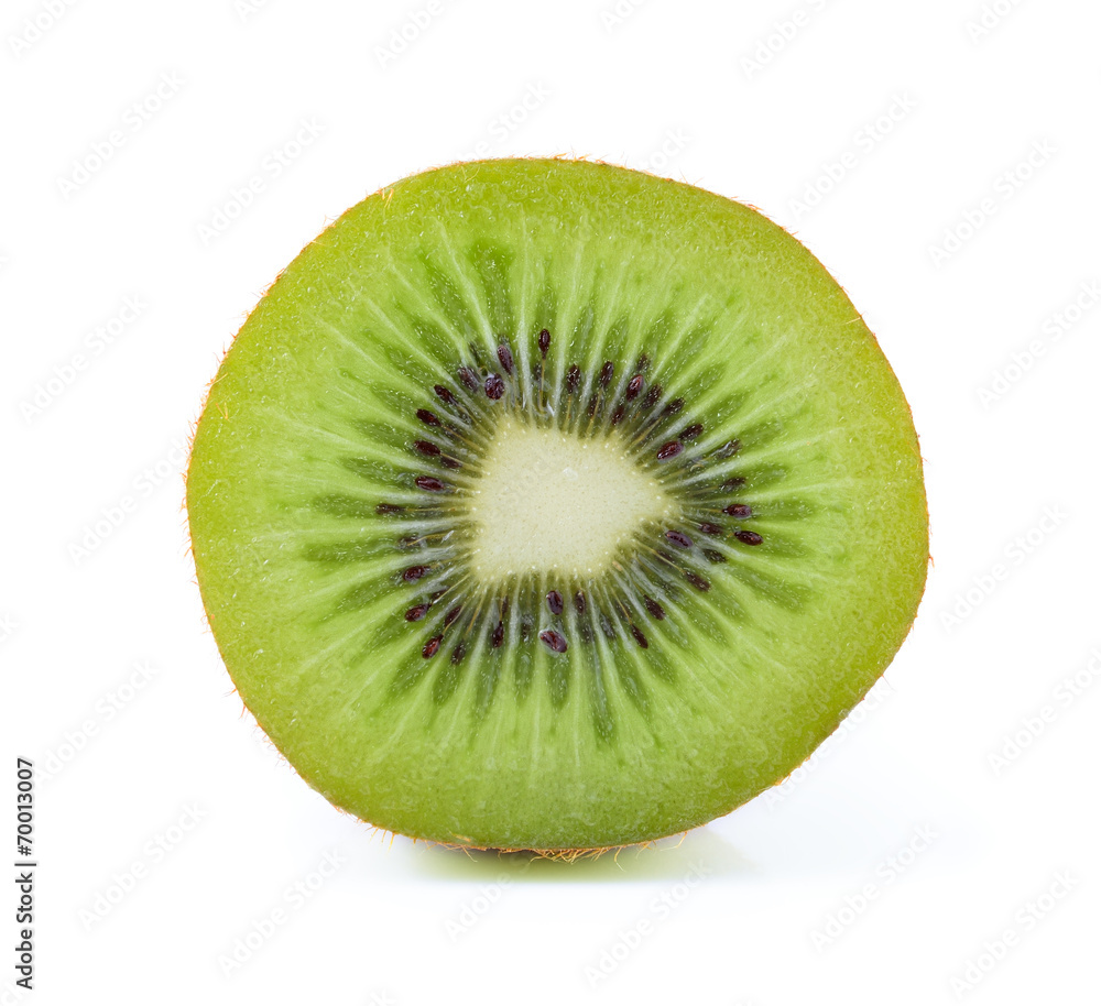 Kiwi fruits slice on white background Kiwi fruits slice on white background