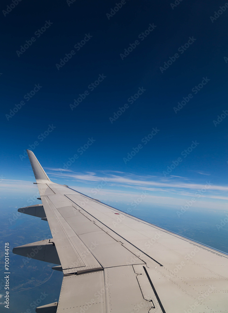 Plane Wing with Copy Space