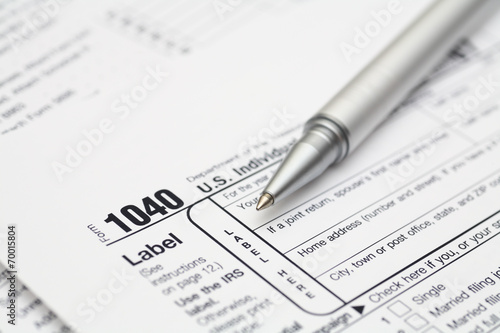 1040 Tax Form photo