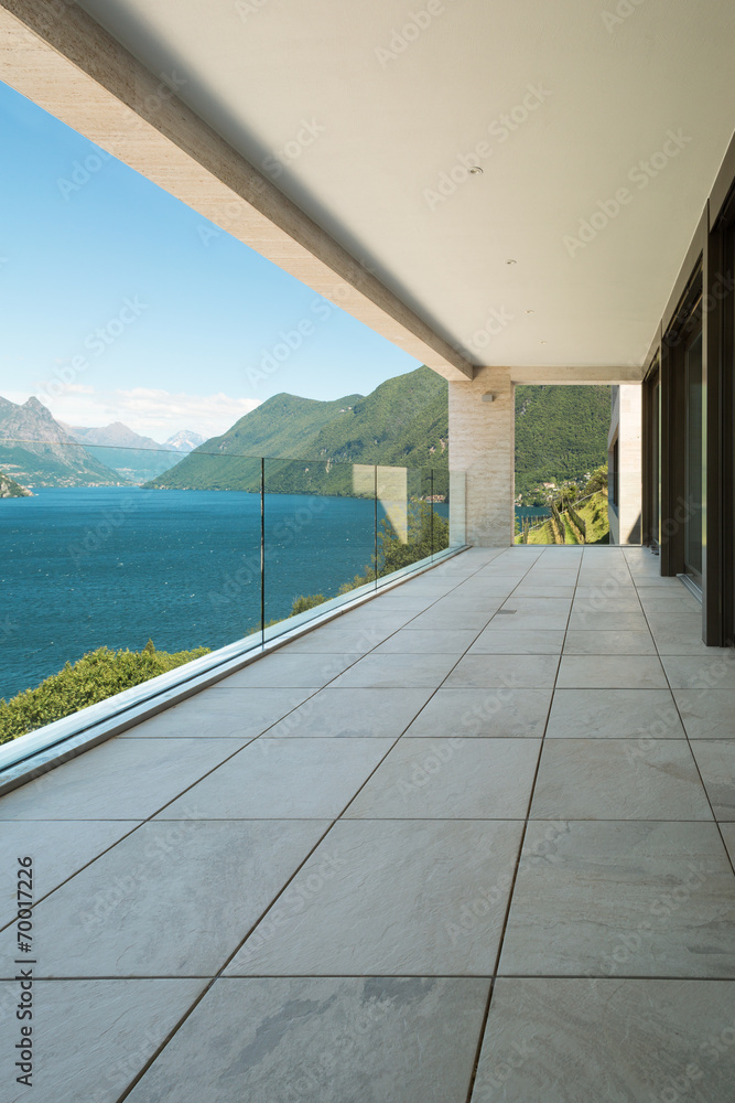 Obraz premium Modern building, balcony